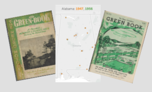 Greenbook covers 1947, 1957 Alabama